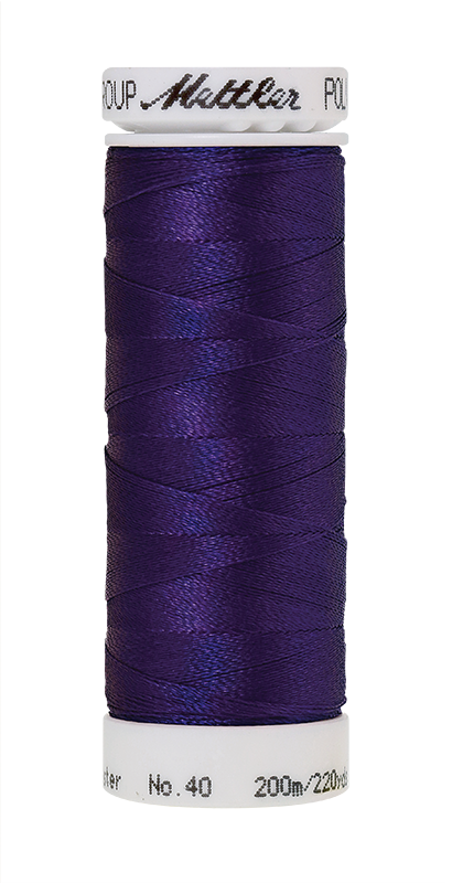 Mettler POLY SHEEN 40 200m Embroidery Thread 3110 - Dark Ink