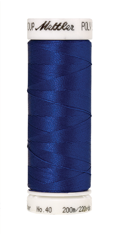 Mettler POLY SHEEN 40 200m Embroidery Thread 3335 - Flag Blue