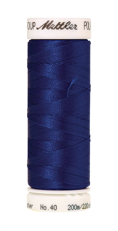 Mettler POLY SHEEN 40 200m Embroidery Thread 3543 - Royal Blue