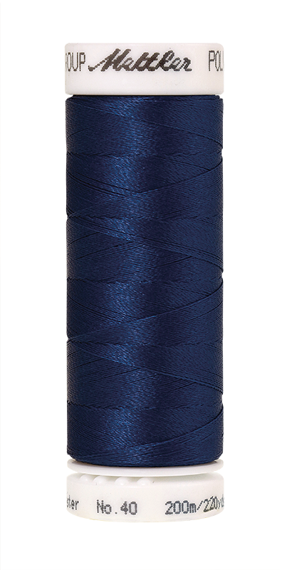 Mettler POLY SHEEN 40 200m Embroidery Thread 3622 - Imperial Blue