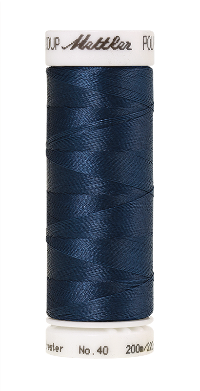 Mettler POLY SHEEN 40 200m Embroidery Thread 3732 - Slate Blue