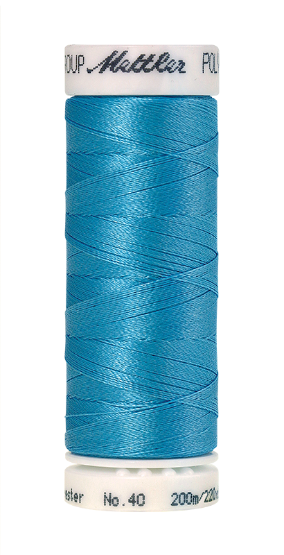 Mettler POLY SHEEN 40 200m Embroidery Thread 3910 - Crystal Blue
