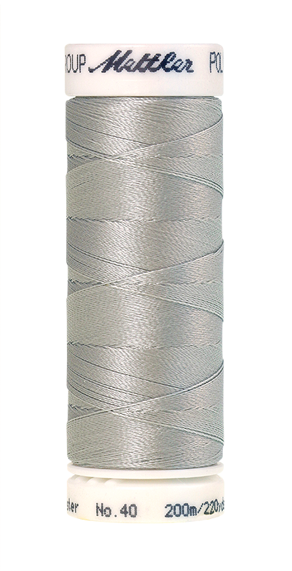 Mettler POLY SHEEN 40 200m Embroidery Thread 3971 - Silvery Grey