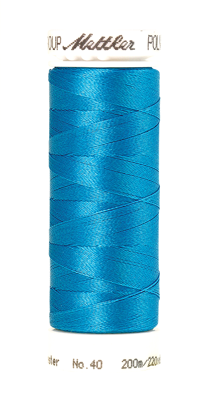 Mettler POLY SHEEN 40 200m Embroidery Thread 4101 - Wave Blue