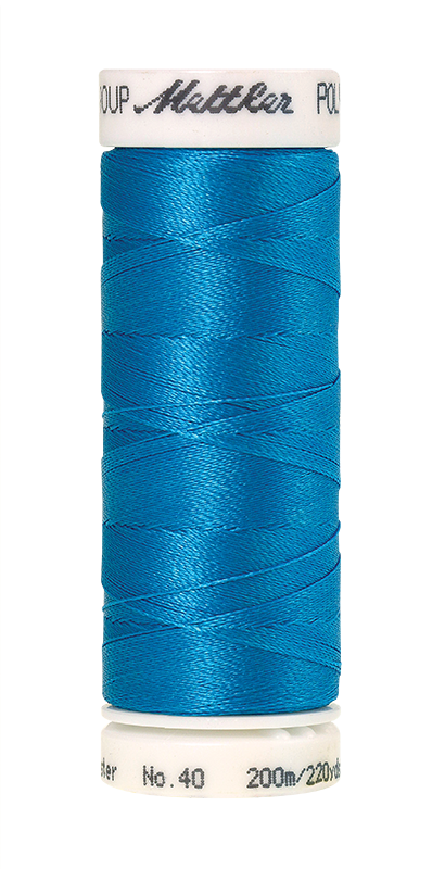 Mettler POLY SHEEN 40 200m Embroidery Thread 4103 - California Blue