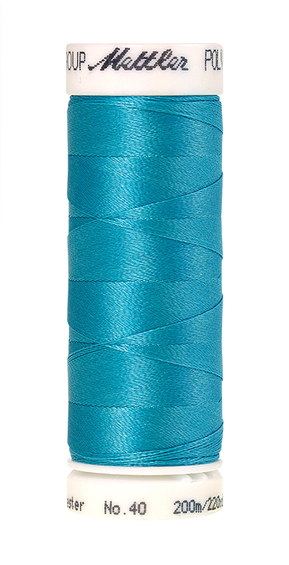 Mettler POLY SHEEN 40 200m Embroidery Thread 4111 - Turquoise