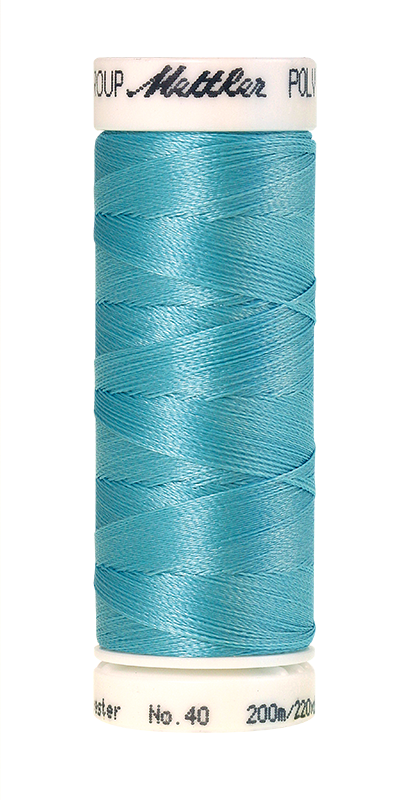 Mettler POLY SHEEN 40 200m Embroidery Thread 4230 - Aqua