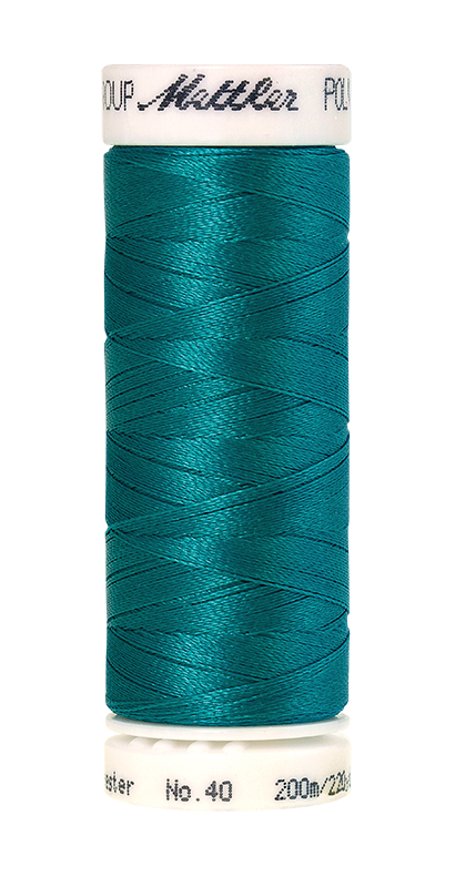 Mettler POLY SHEEN 40 200m Embroidery Thread 4423 - Marine Aqua