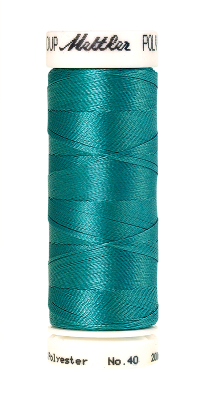Mettler POLY SHEEN 40 200m Embroidery Thread 4610 - Deep Aqua