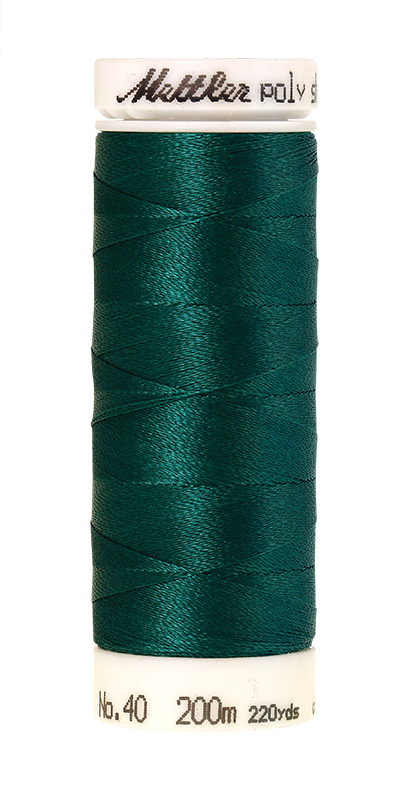 Mettler POLY SHEEN 40 200m Embroidery Thread 5005 - Rain Forest