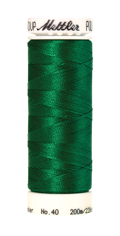 Mettler POLY SHEEN 40 200m Embroidery Thread 5415 - Irish Green