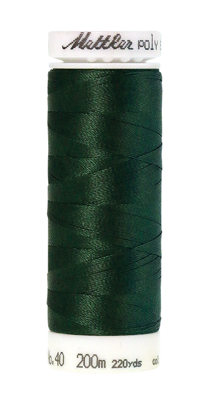 Mettler POLY SHEEN 40 200m Embroidery Thread 5555 - Deep Green