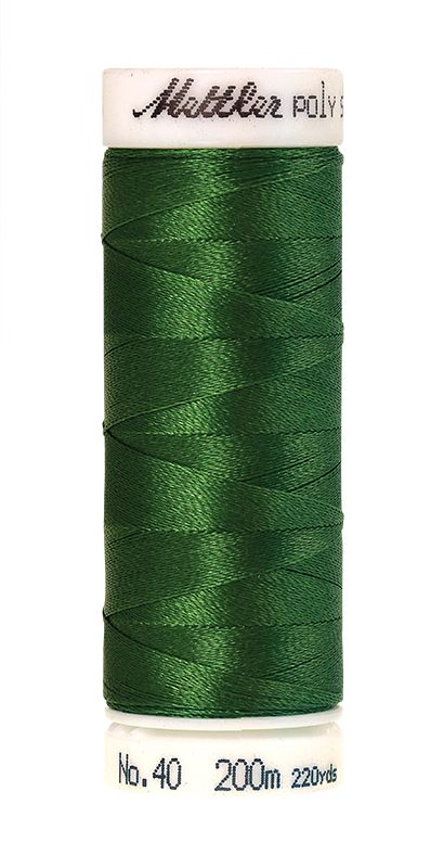 Mettler POLY SHEEN 40 200m Embroidery Thread 5633 - Pea Green