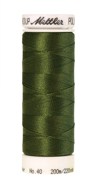 Mettler POLY SHEEN 40 200m Embroidery Thread 5934 - Moss Green