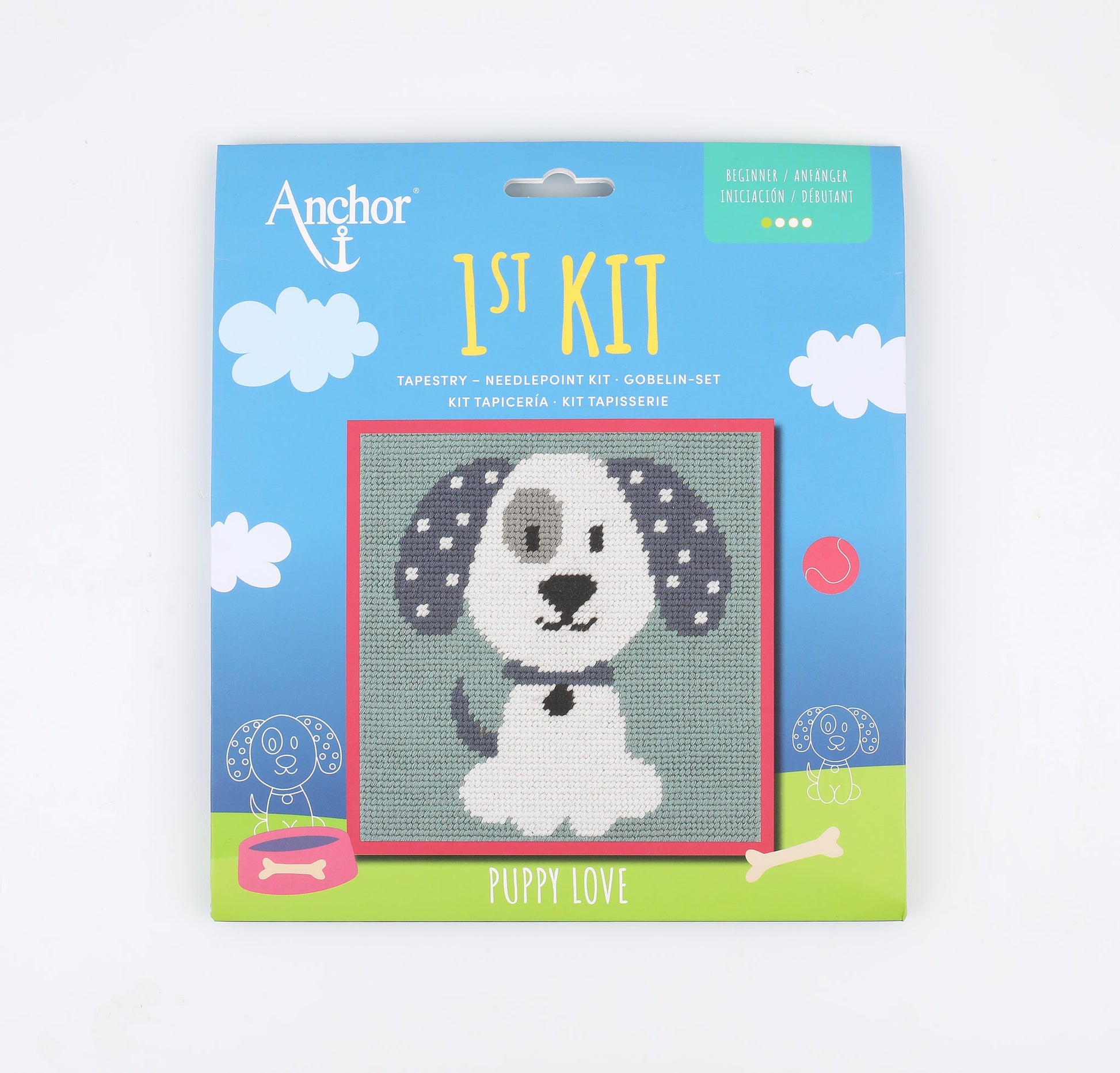 Anchor 1st Kit - Tapestry - PUPPY LOVE