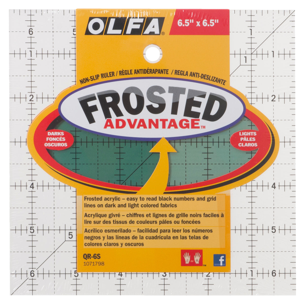 OLFA Quilt Ruler 6.5 x 6.5 inches – Stitching Kitchen