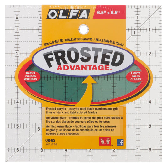 OLFA Quilt Ruler 6.5 x 6.5 inches