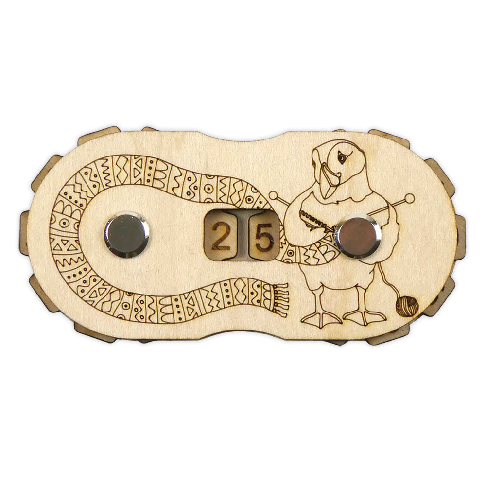 Knitting Puffin Row Counter