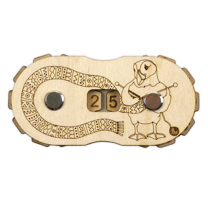 Knitting Puffin Row Counter
