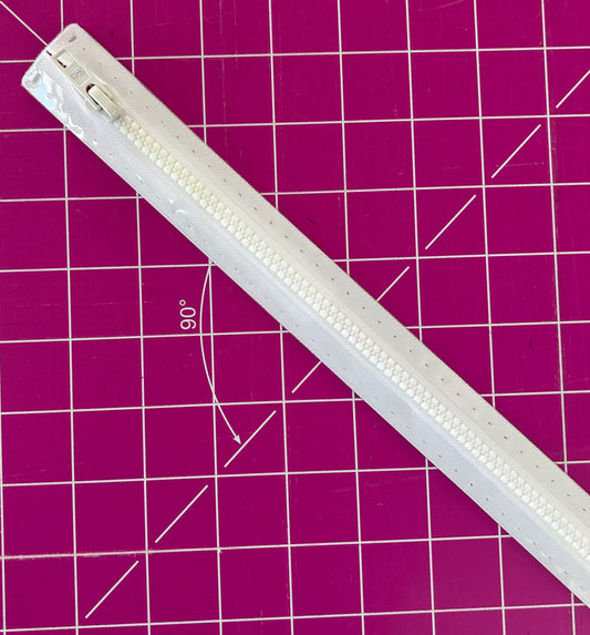 Prym Sturdy open-end zip fasteners for outdoor clothing  white Zip 55cm