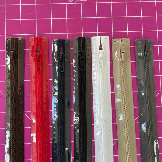 Prym Sturdy open-end zip fasteners for outdoor clothing  white Zip 55cm