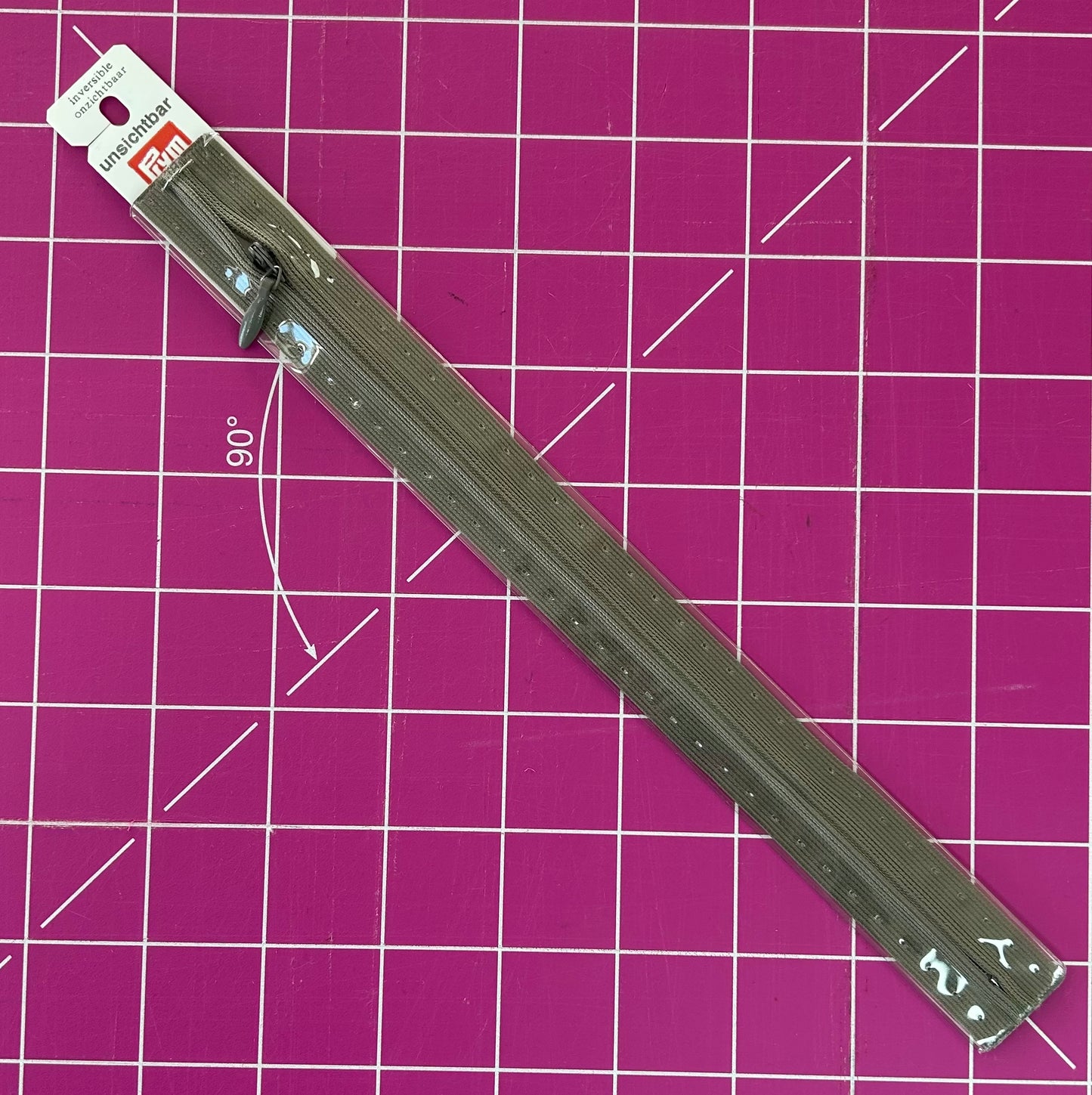 Prym Invisible zip Medium Grey 22cm