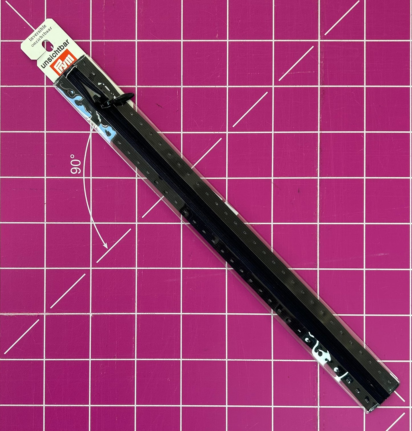 Prym Invisible zip Navy Blue 60cm