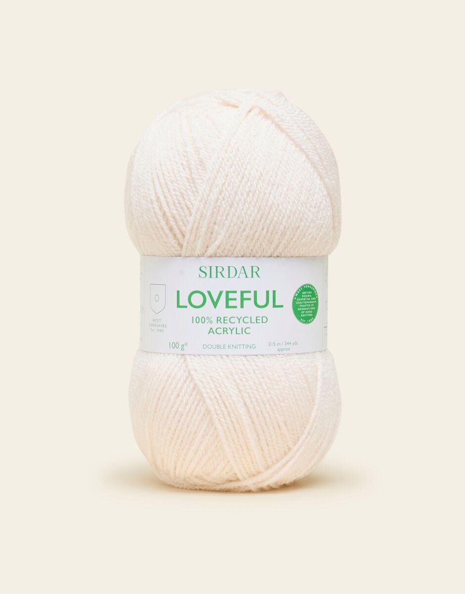 Sirdar Loveful 100% Recycled Acrylic DK, 100g