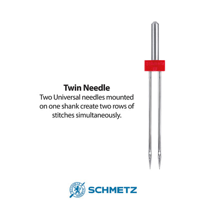 Universal Needle 130/705H twin needle 2.5mm 80