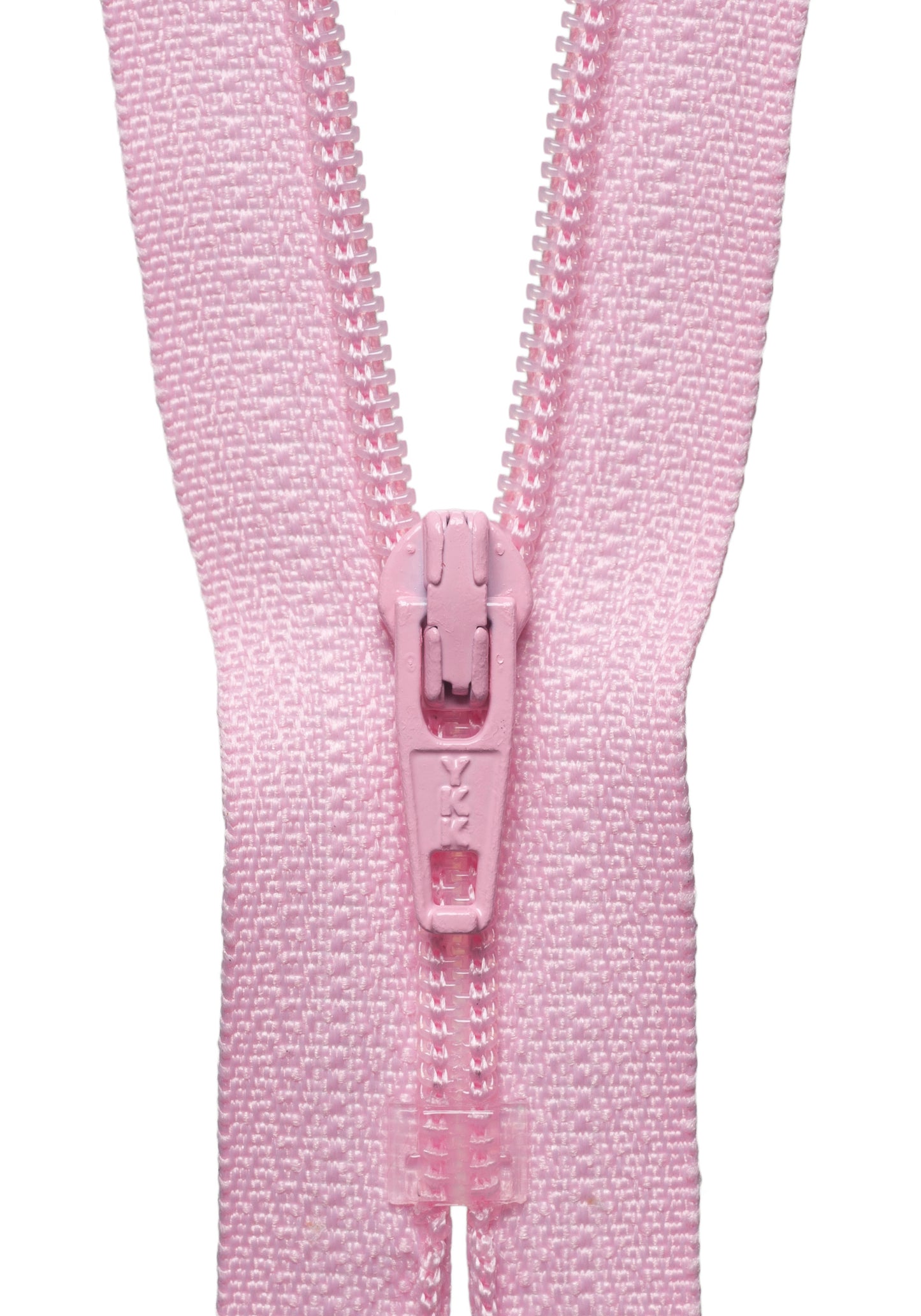 Nylon Dress and Skirt Zip: 20cm: Mid Pink
