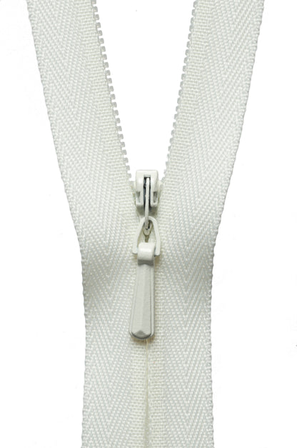 YKK Concealed Zip: 20cm: Various Colours