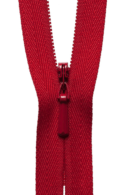 YKK Concealed Zip: 20cm: Various Colours