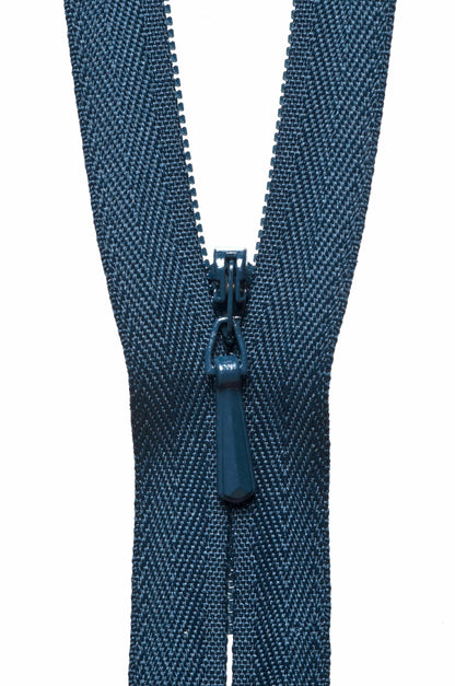 YKK Concealed Zip: 20cm: Various Colours