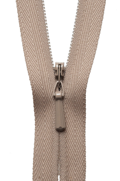 YKK Concealed Zip: 20cm: Various Colours