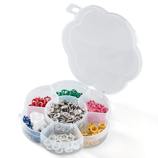 8mm Snap fasteners jersey in 6 colours