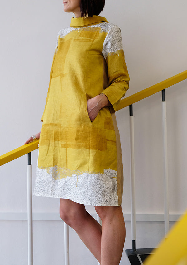 Image of Arista Dress in Yellow