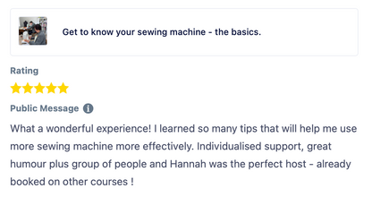 Get to know your sewing machine