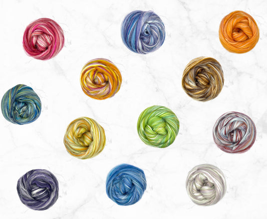 The Constellation Range - Mixed bag, 70% Merino Wool / 30% Tussah Silk