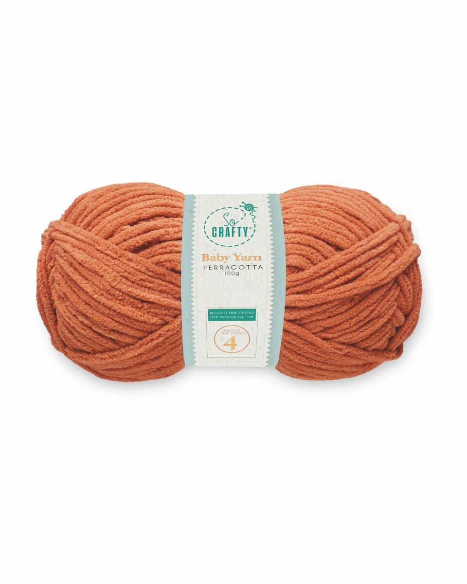 So Crafty Baby Yarn 100g Carrot image 0