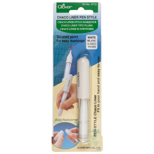 Clover Chaco Liner Pen White image 0