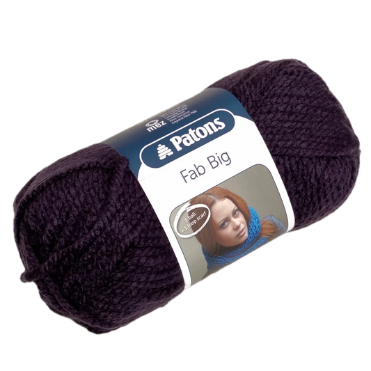 Patons Fab Big Super Chunky - Dark Purple