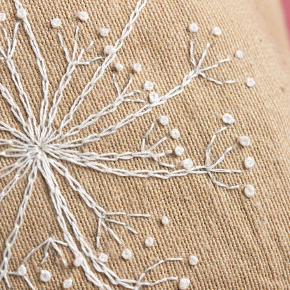 Linen Lavender Bags Embroidery Kit - Bees