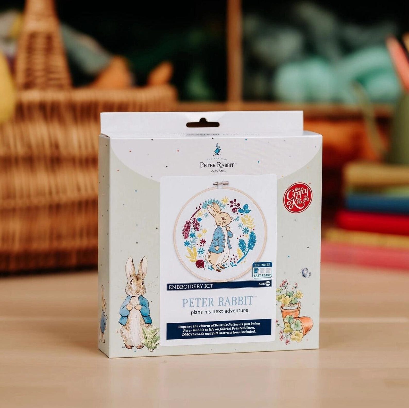 Beatrix Potter Peter Rabbit Plans His Next Adventure Embroidery Kit ...