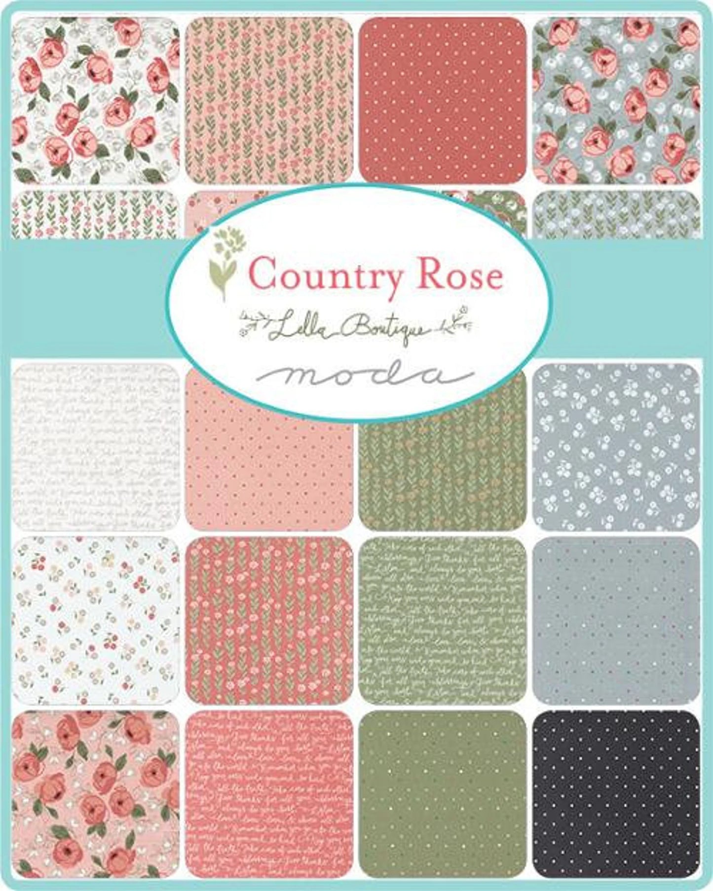 Moda Country Rose Jelly Roll