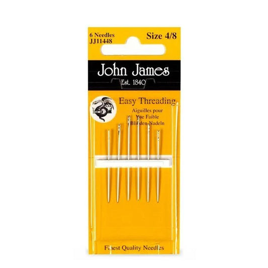 Easy Threading Sewing Needles Sizes 4/8