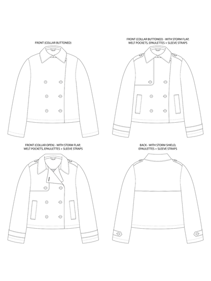 Manon Jacket by Tilly and the Buttons
