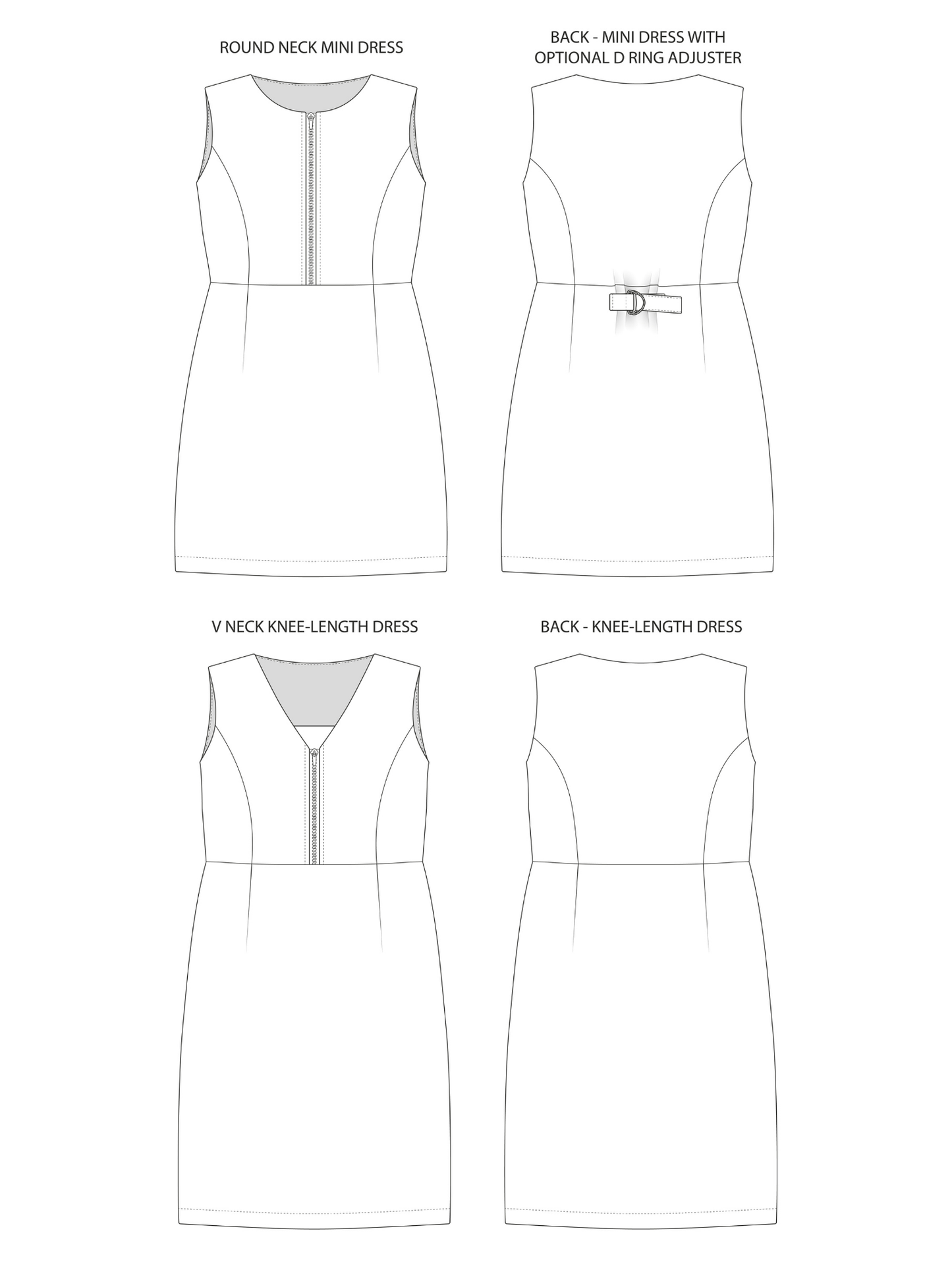 Noa Pinafore Sewing Pattern by Tilly and the Buttons