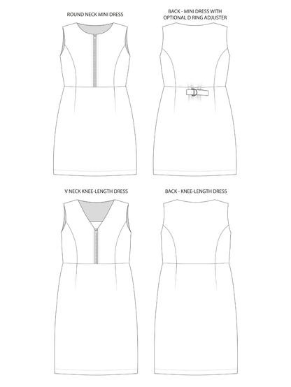 Noa Pinafore Sewing Pattern by Tilly and the Buttons