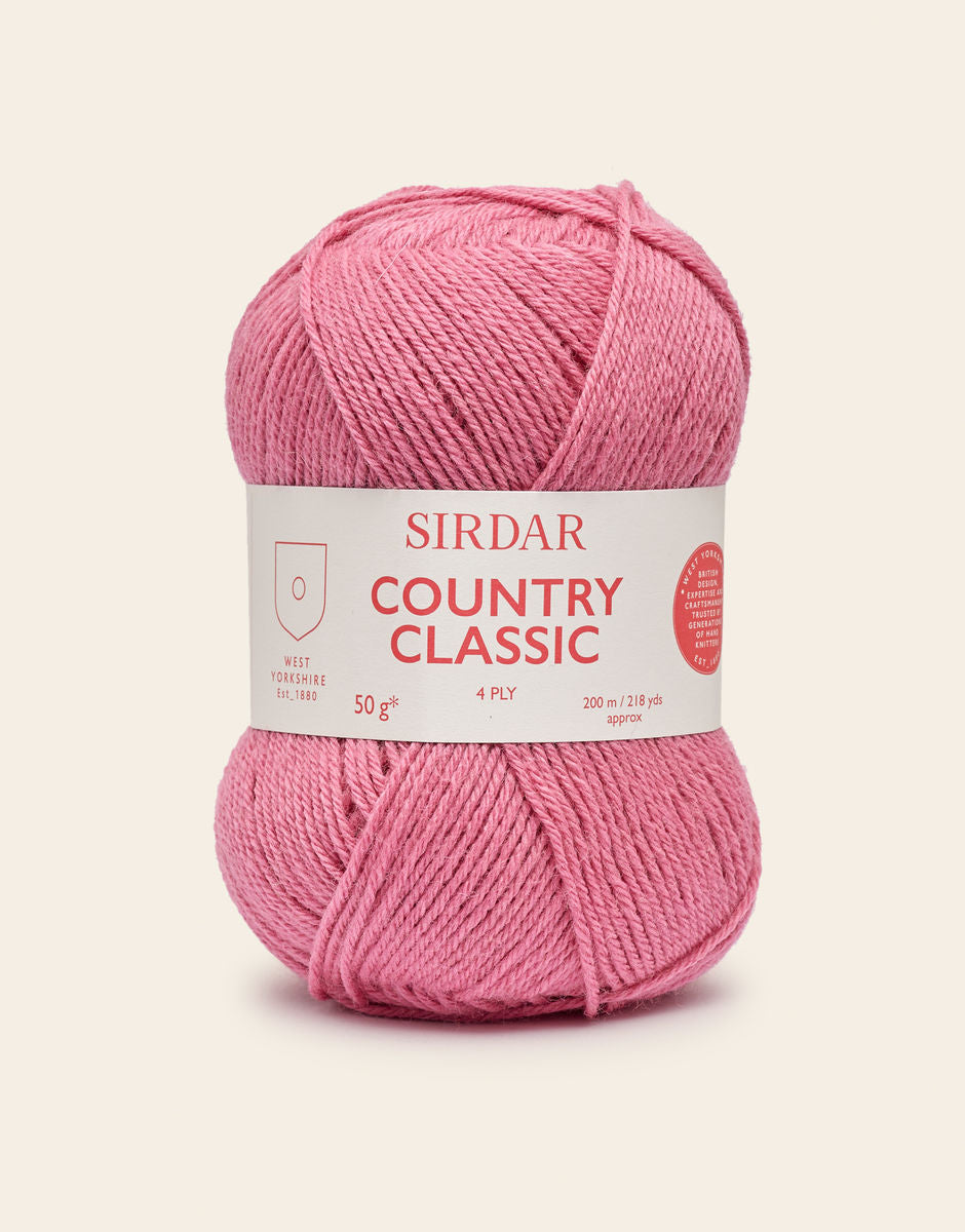 Sirdar Country Classic 4ply Merino Wool Blend yarn 50g