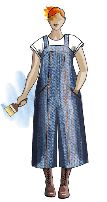 Osborn dungarees sketch